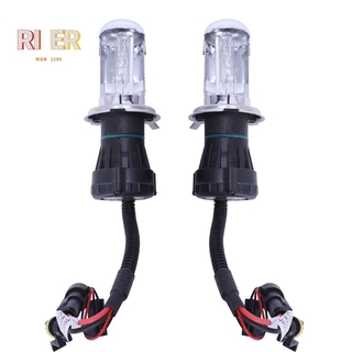 หลอดไฟ Hid Bi - Xenon Beam Hi / Low Bulb H4 ( 55 W , 6000 K ) สําหรับรถยนต์ 2 ชิ้น