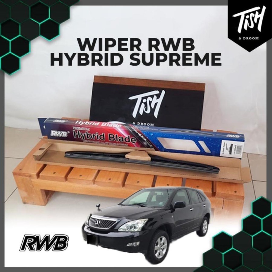 Harrier Wiper Gen2 2004-2012 Hybrid RWB Supreme 2 ชิ้น