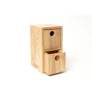 THEWOOD 'S TALE Mori No Naka ลิ้นชัก ตั้งโต๊ะ DOUBLE DRAWER จากไม้แท้