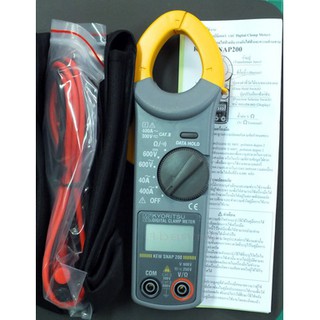 Kyoritsu Digital Clamp Meter Kew Snap 200 -มีซีเรียลนัมเบอร์ทุกตัว ของแท้ รับประกันโดย Kyoritsu 1 ปี