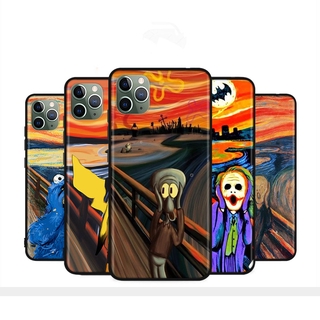 H-155 เคสโทรศัพท์มือถือ ซิลิโคนนุ่ม ลาย The Scream สําหรับ Xiaomi Mi Redmi Note 11T 12 11 11S 11I 10T Pro