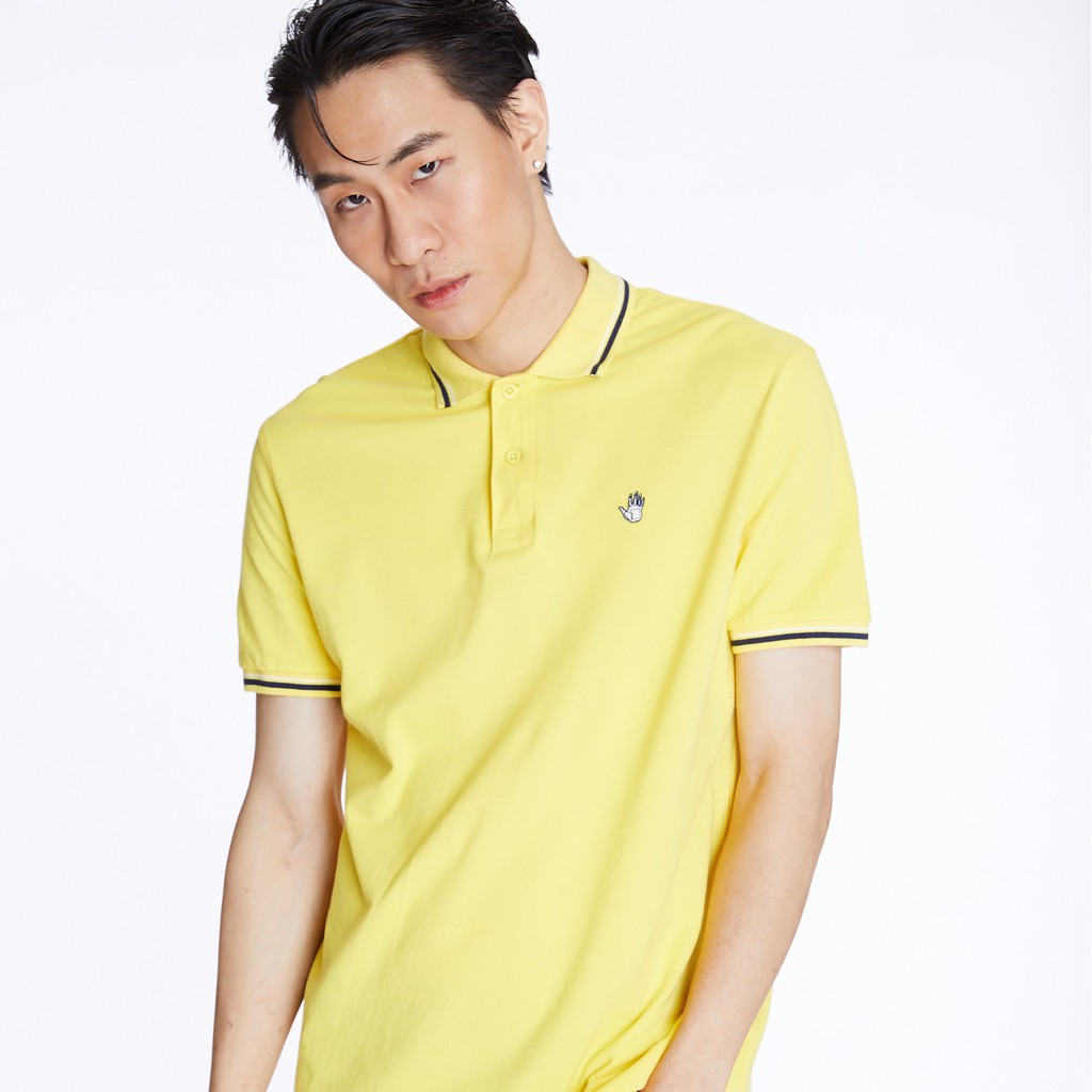BODY GLOVE Men's STRIPE POLO เสื้อโปโลผู้ชาย สีเหลือง-04
