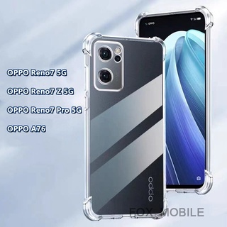 เคสใสสำหรับ OPPO Reno8T/A17/A77S/A16K/A57 2022/A77 5G/Reno8Z/Reno7 5G/Reno7 Pro/Reno7Z 5G/A76/A96/A36 เคสนิ่ม TPU 018