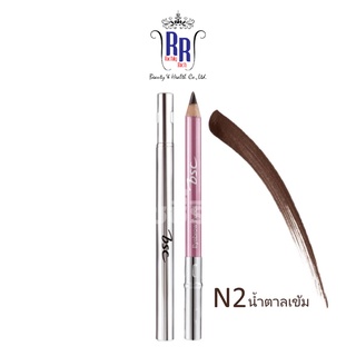 🔸แท้|ส่งไว🔸 BSC ดินสอเขียนคิ้ว สีน้ำตาลเข้ม Pure Care Eyebrow Pencil N2 ที่เขียนคิ้ว บีเอสซี ริชชี่ริชบิวตี้