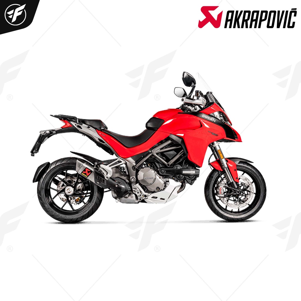 ท่อสูตร/ท่อแต่ง/ท่อไอเสีย Akrapovic Slip on GP ปลายดาบ : for Multistrada 1260 2018-2021