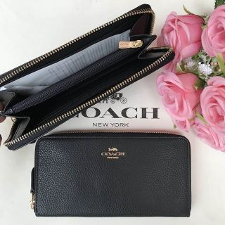 Coach wallet หนังดำ 💗💖