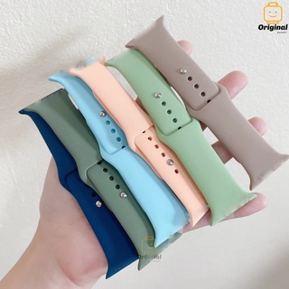 สายนาฬิกาข้อมือ ซิลิโคน สีพื้น สำหรับ Watch Series 7 6 5 4 3 2 1ขนาด 38/40/41mm 42/44/45mm สายWatch X7 X8 X6 Hw37 Hw22