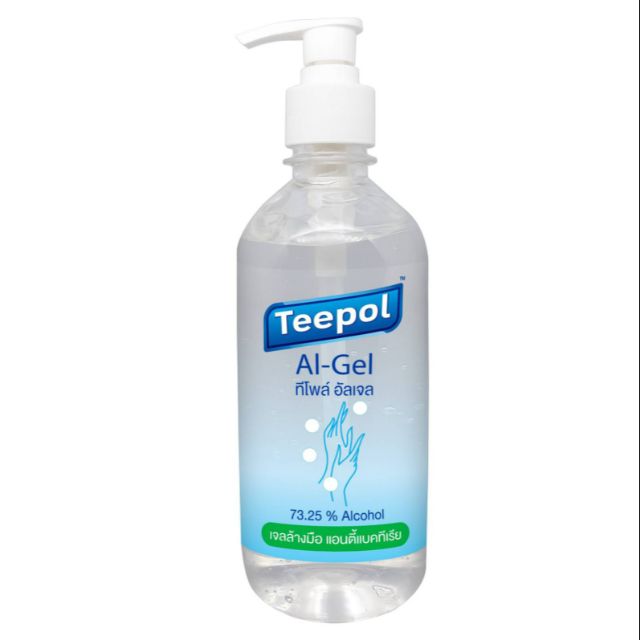 Teepol Al-Gel เจลแอลกอฮอล์ล้างมือ 73.25% ขนาด 450ml