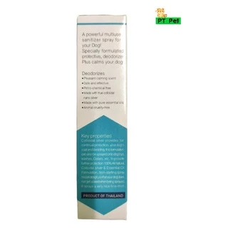 PROVET MALA-NANO Spray สเปรย์นาโนรักษาแผลสัตว์เลี้ยง สูตรซิลเวอร์นาโน ขนาด 50 ml. 1 ขวด EXP. 28/10/2027