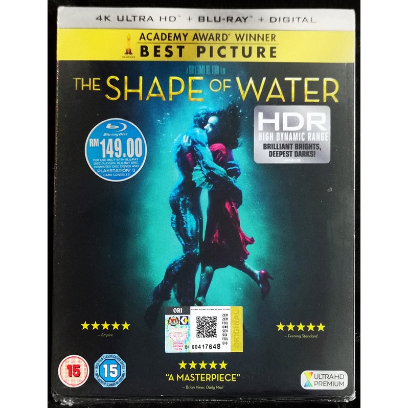 The Shape of Water 4K UHD Blu-ray บลูเรย์ ENG