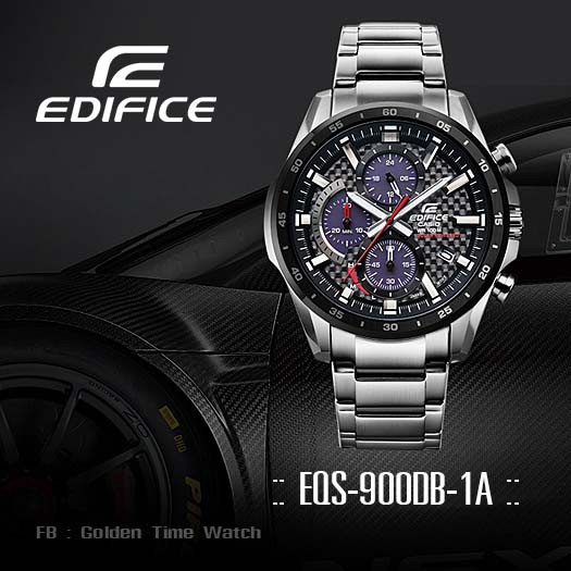 📣 นาฬิกาข้อมือผู้ชาย Casio Edifice รุ่น.EQS-900DB-2A