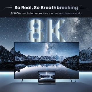 UGREEN สายเชื่อมต่อ HDMI 2.1 8k/60hz 4k/120hz 48gbps hdcp 2.2 HDMI สําหรับ ps 4