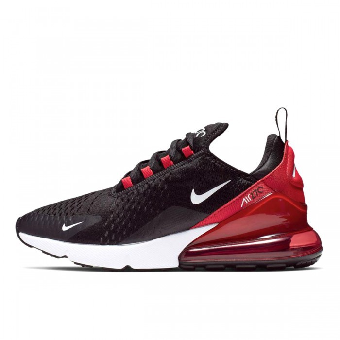 รองเท้าผู้ชาย Nike Air Max 270 แท้ สี BLACK/WHITE/RED