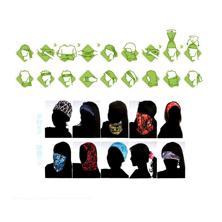 KAISER  ผ้าบัฟอเนกประสงค์ กันยูวี อัลติเมท หมวกโม่ง ผ้าโม่ง โม่ง สำหรับขับขี่มอเตอร์ไซด์ ใส่กลางแจ้ง - รูปที่ 5