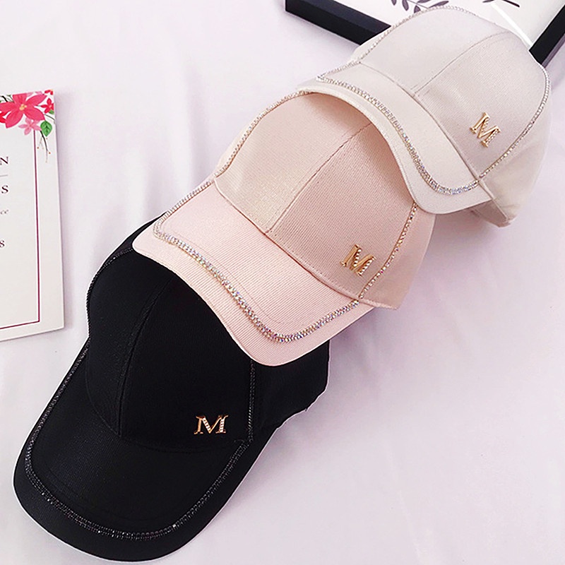 Peikong Spring Summer Solid Color Shiner M Standard Women Baseball Cap ...