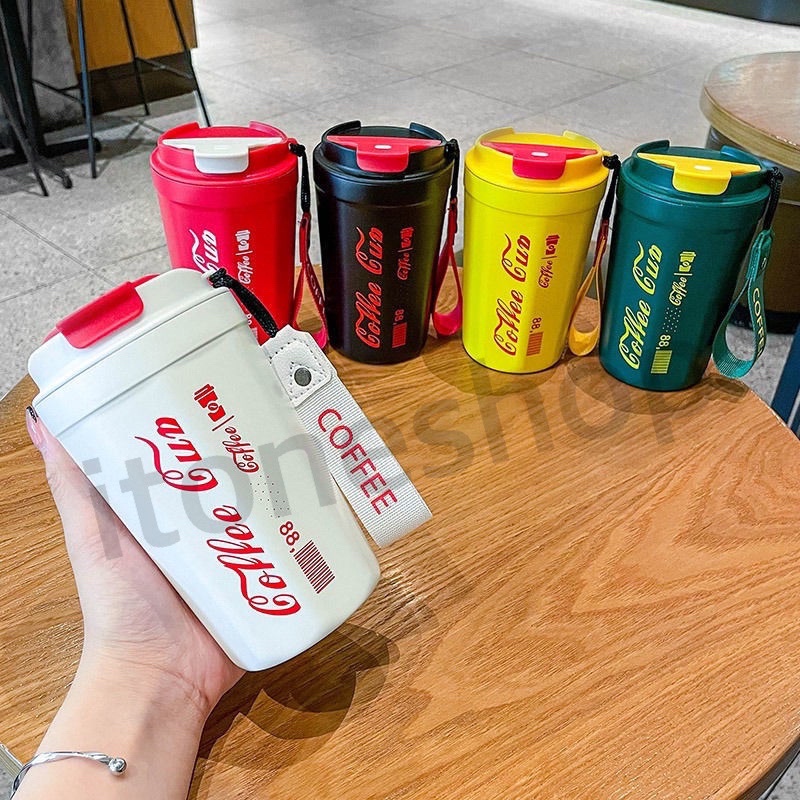 แก้วเก็บอุณหภูมิ ก็บความร้อน ขนาด 380ml / สินค้าพร้อมส่งในไทย