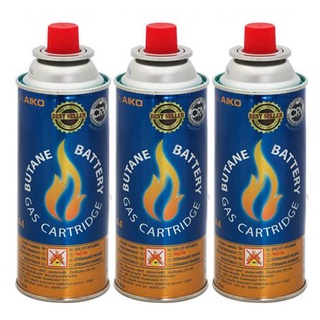 [พร้อมส่ง] HomeDoDee แก๊สกระป๋อง AIKO GC-1000 แพ็ค 3 กระป๋อง เตาแก๊สปิคนิค เตาแก๊สกระป๋อง แก๊สกระป๋อง