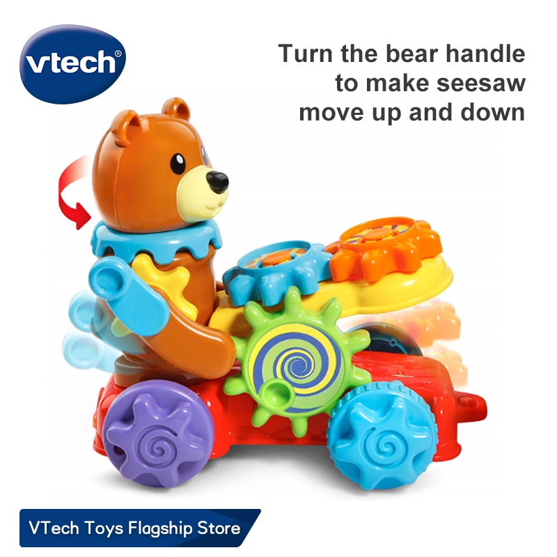 VTech Gearzooz Roll Roar Animal Train Gear Set Toys Toys for Boys 1 ...