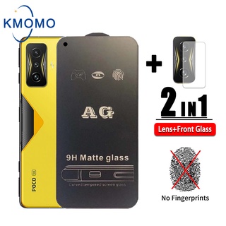 ฟิล์มกระจกเต็มจอ แบบด้าน AG Xiaomi Poco F4 GT X4 Pro M4 C40 X3 Nfc M3 F3 ฟิล์มเลนส์กล้องสำหรับ ฟิล์มเล่นเกมส์ ฟิล์มกระจกแบบด้าน