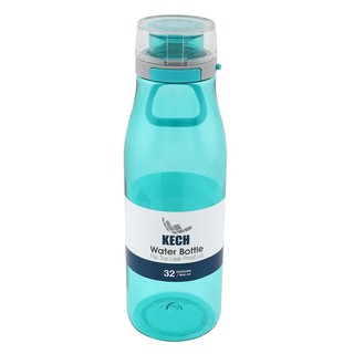 ว๊าว🍟 ขวดน้ำ KECH TRITAN 0.9 ลิตร สีเขียว ภาชนะใส่น้ำและน้ำแข็ง WATER BOTTLE KECH TRITAN 0.9L GREEN