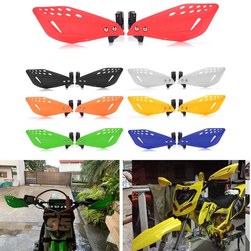 22 มม. มือจับมอเตอร์ไซค์ ป้องกันลม Hand Guard Handle Protector Shield สําหรับ Motocross สกู๊ตเตอร์