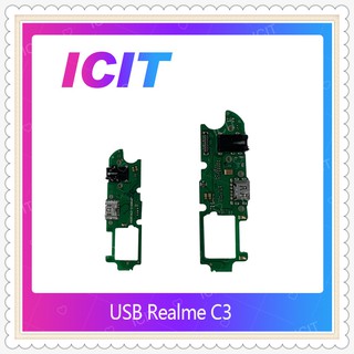 USB Realme C3  อะไหล่สายแพรตูดชาร์จ แพรก้นชาร์จ Charging Connector Port Flex Cable（ได้1ชิ้นค่ะ) ICIT-Display