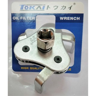 สามขาถอดกรองเครื่อง Flat type oil filter wrench TOKAI (1อัน)