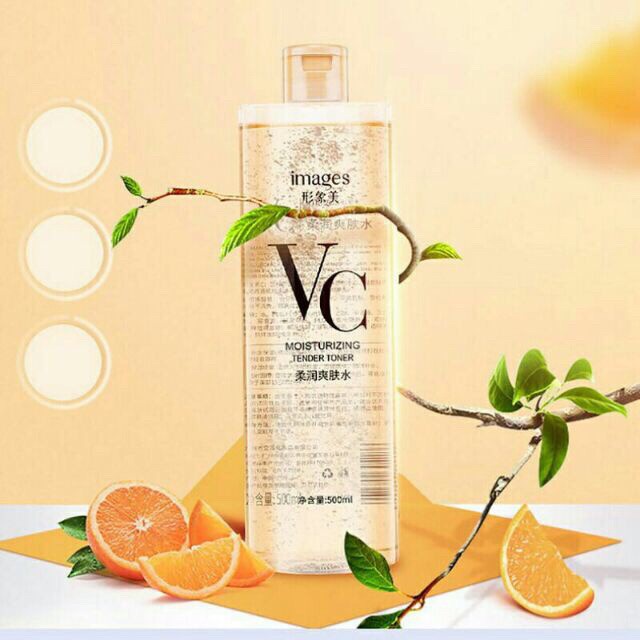 พร้อมส่ง VC โทนเนอร์ 🔥แท้ 💯%  IMAGES VC MOISTURIZING TENDER TONER 500 ml.