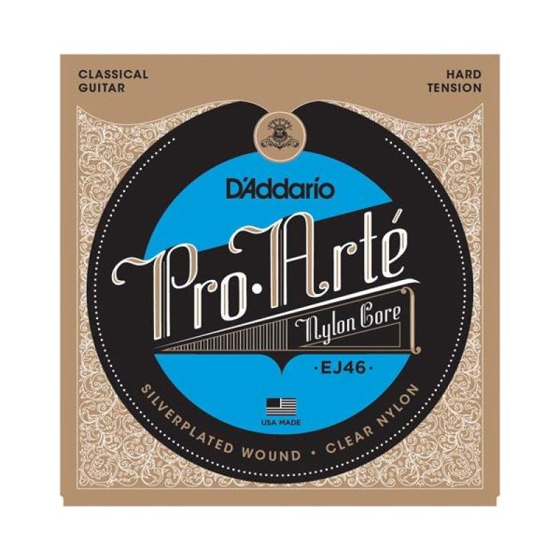 Thai ONLY สายกีตาร์คลาสสิค D'Addario EJ46 /EJ45 Pro-Arte Nylon Classical Guitar Strings Hard Tension