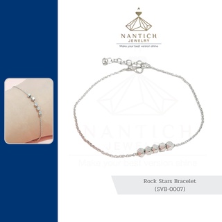 💎👩🏻‍⚕️ [เครื่องประดับ | ปลอดภัย] สร้อยข้อมือ คนแพ้ง่าย : Rock Stars Bracelet (SVB-0007) Nantich Jewelry