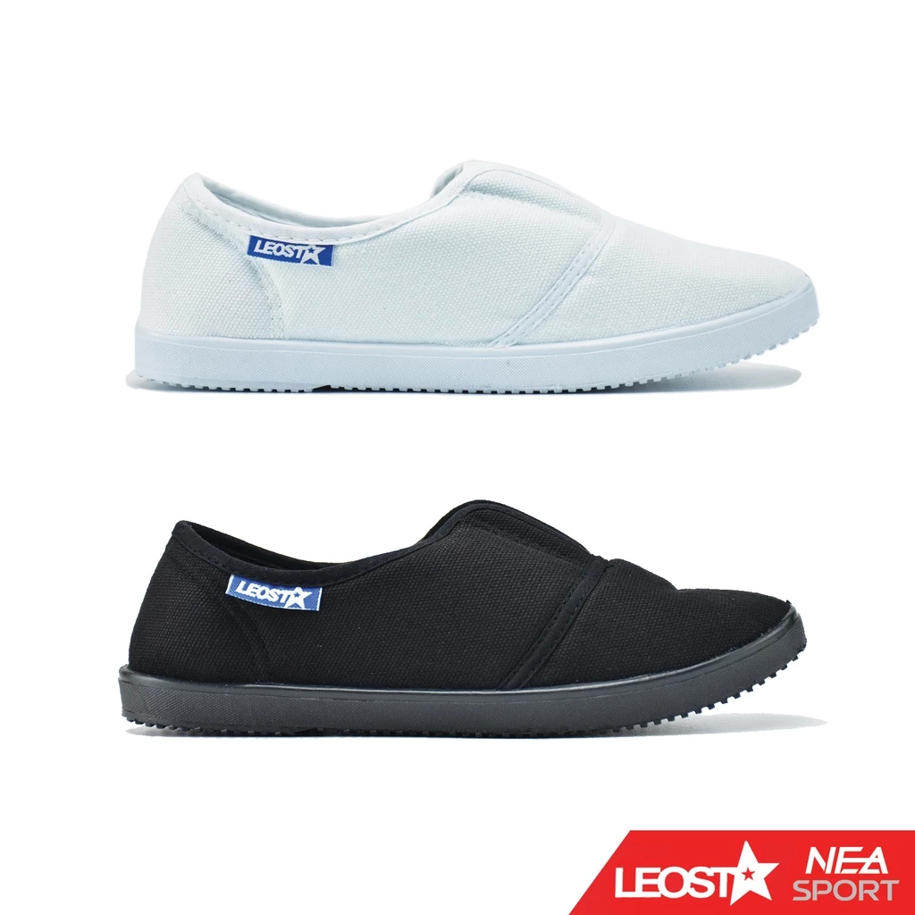 LEO Slip-on 108 กล่องน้ำเงิน ทรงสวม ทรงฮิต ลีโอ ราคาถูก ผู้หญิง