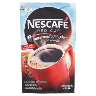 🔥ยอดนิยม!! เนสกาแฟ เรดคัพ กาแฟสำเร็จรูปผสมกาแฟคั่วบดละเอียด 180กรัม Nescafe Red Cup instant coffee mixed with roasted gr