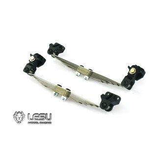 LESU ชุดแหนบเพลาหน้า + เต้าแหนบ (X-8011) Leaf spring with mount set (1-Pair) for Tamiya 1/14 Tractor Trucks Semi-Trailer