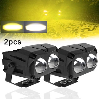 4 Inch LED Pods Light Fog Lights Yellow White Dual Color Motorcycle ATV LED Work Light Bar Off Road DrivingLight for ATV