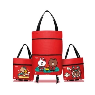 🧳 กระเป๋าพรีเมี่ยม มีล้อลาก #ลิขสิทธิ์แท้ Line Friends