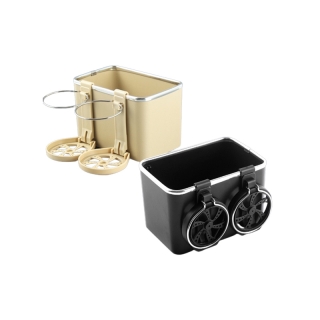 โปรโมชั่น : กล่องใส่ของในรถ 2in1 วางแก้วน้ำในรถยนต์ ใส่ของอเนกประสงค์ กล่องใส่ทิชชู่พร้อมส่งจากไทย