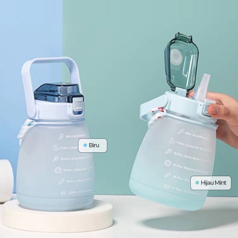 1300ML ขวดน้ําดื่มเกาหลี Viral Gemoy 1300 ML