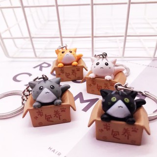 แหล่งขายและราคา[พร้อมส่ง] พวงกุญแจ Box Catอาจถูกใจคุณ