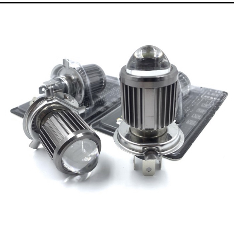 H4 Laser D2 2 สี AC DC MOTOR ไฟซ็อกเก็ต LED ด้านหน้า