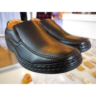 Bata รุ่น 851-6459 รองเท้าหนังคัชชูผู้ชายบาจา พื้นเย็บ ใส่ทน หน้ากว้าง ใส่สบาย รองเท้าทางการ