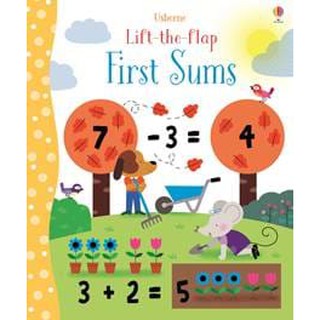 DKTODAY  หนังสือ USBORNE LIFT-THE-FLAP FIRST SUMS