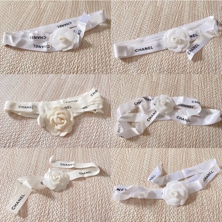 ดอกคามิเลีย สายเชือกชาแนล ของแท้ 100% มือสอง Used Chanel Camellia and Ribbon