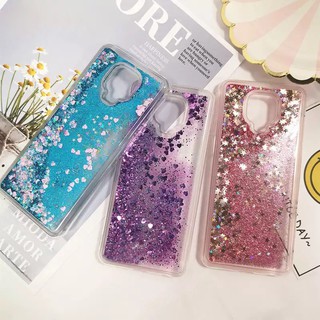 Xiaomi Redmi Note 9S 9 9A 9C Pro Mi 10 Lite Redmi Note 5A Glitter Liquid Bling Quicksand Clear Soft TPU Case Cover