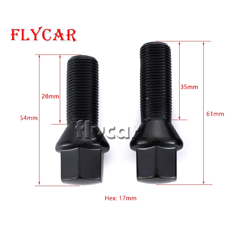 5pcs M14x1.5 สีดํายางรถล้อล็อค Lug Bolt Nut เหล็กสําหรับ BMW X3 X5 E70 E71 F20 F25 X5 X6