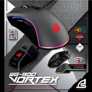 💥💥พร้อมส่ง💥💥Mouse ไร้สาย Gaming Signo WG-900 Vortex Wireless Gaming Mouse แท้.!! ประกันศูนย์ 🚩🚩รับประกัน 2 ปี🚩🚩