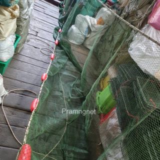 อวนลากปลา**มีขนาดตา 3เซน-5เซน (สูง3 เมตร)   พร้อมใช้งาน
