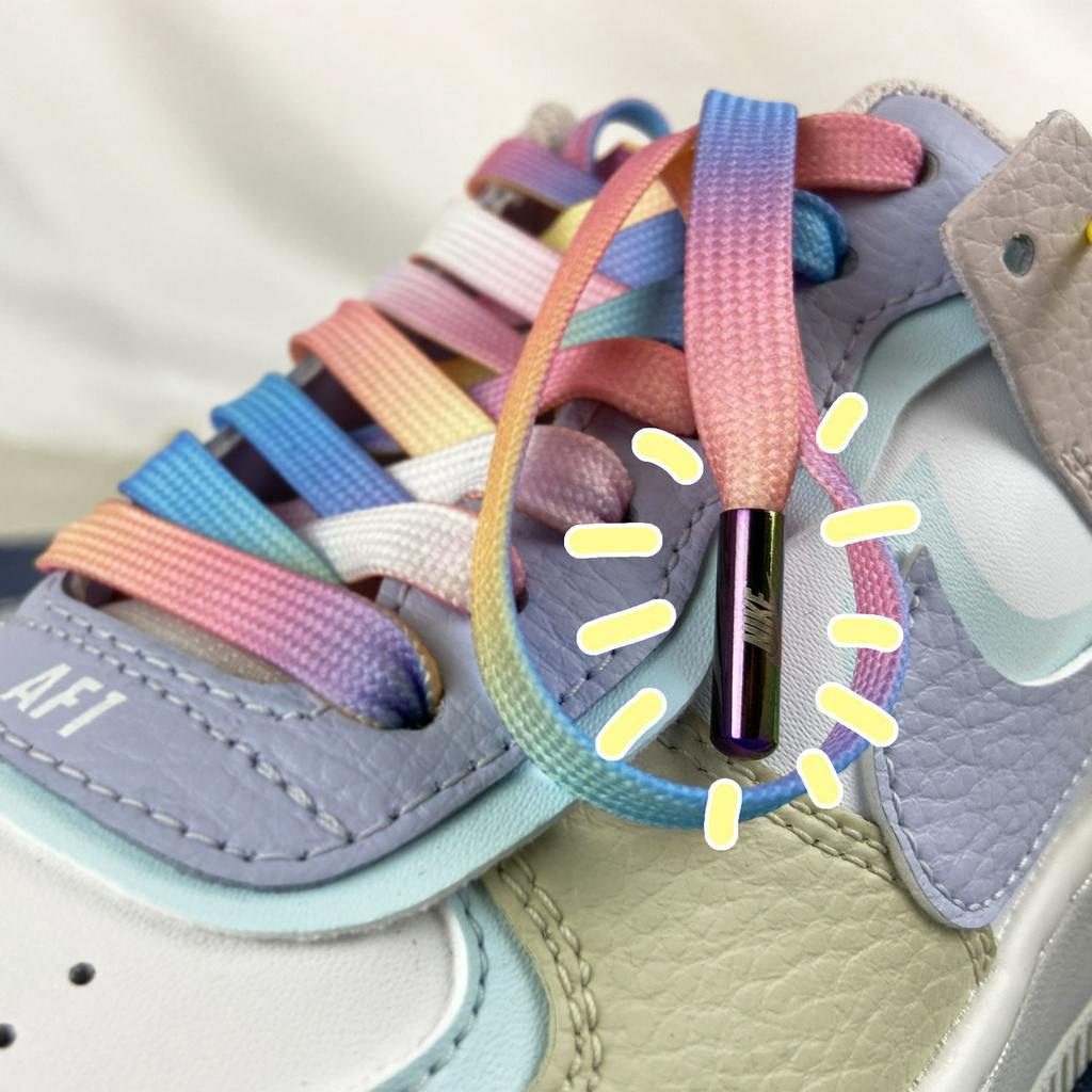 หัวรองเท้าโลหะ Aj1 Af1 อุปกรณ์เสริม สําหรับตกแต่งเชือกผูกรองเท้าผ้าใบ 4 ชุด