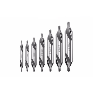 ดอกนำศูนย์ Center Drill สีเงิน 10 ดอก 1-8 มม.