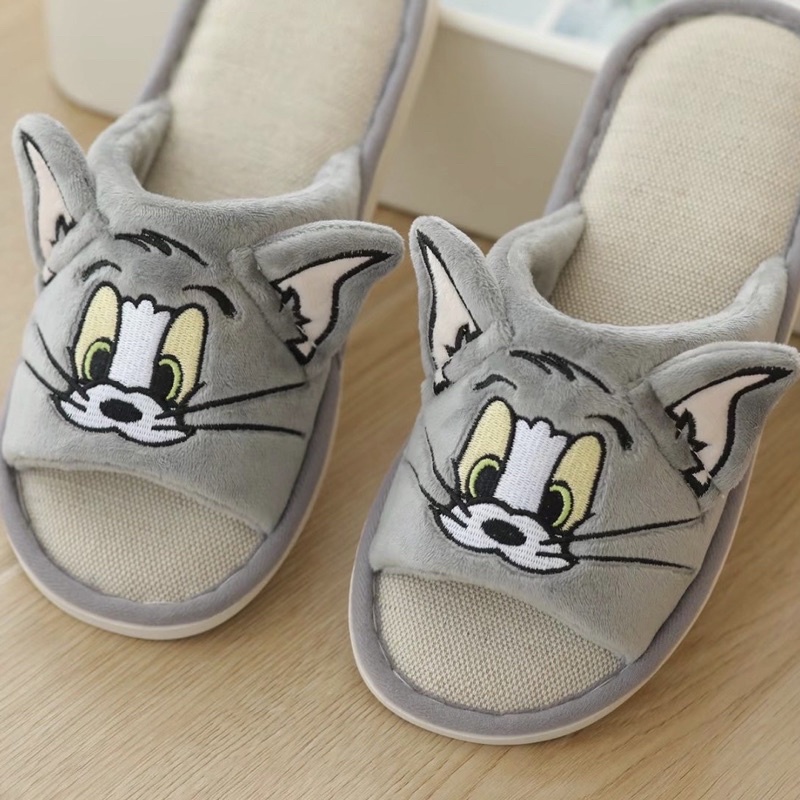 พร้อมส่ง💌 รองเท้า Tom and Jerry ทอมแอนด์เจอร์รี่ Slipper สลิปเปอร์น่ารัก 49026