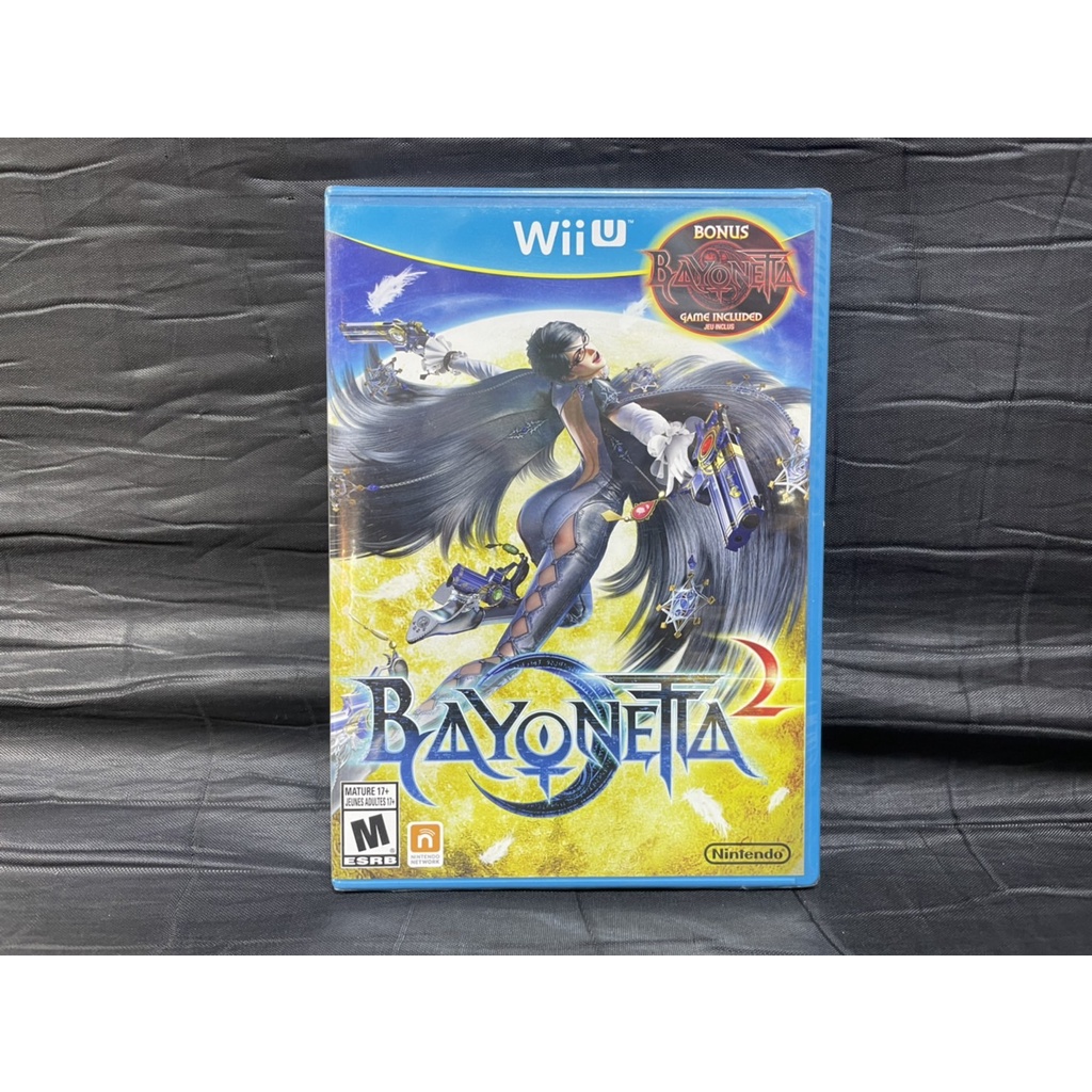 แผ่นเกมส์ Wii U แท้ Bayoneta1+2  มือ1 แผ่นซีล Wii U Game